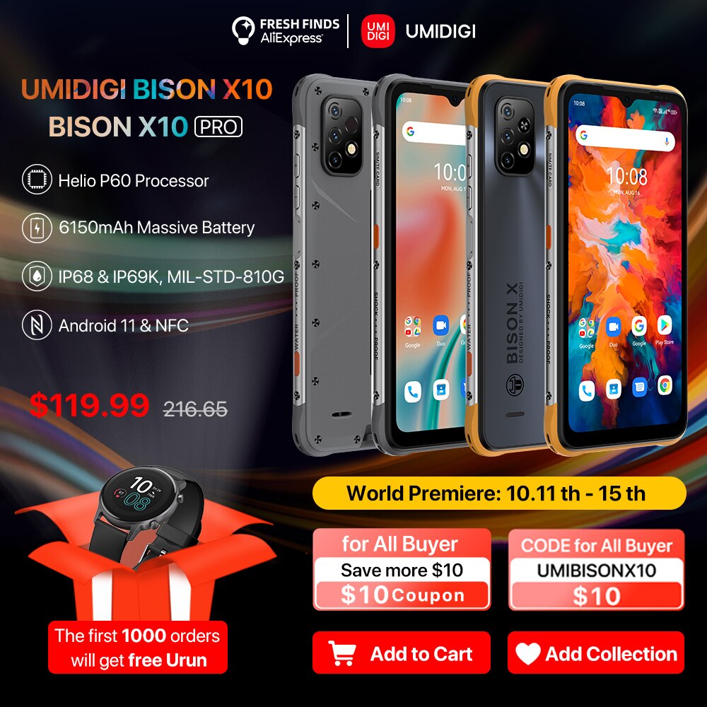 UMIDIGI BISON X10 NFC ȵ̵  Ʈ,..